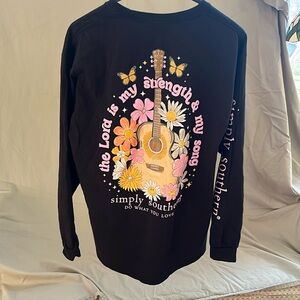 Simply Southern Longsleeve T Shirt “God is Good” size Large